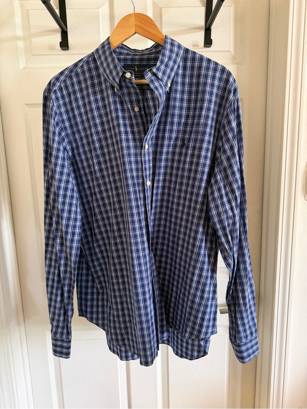 Polo Ralph Lauren Custom Fit Plaid Shirt Custom Fit XL